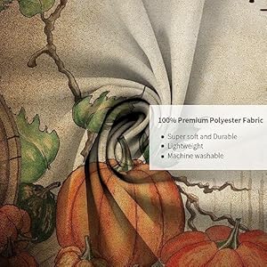 Wathon bible verse shower curtain fall bathroom decor christian scripture quote with autumn harvest pumpkin bath curtains rustic retro farmhouse christian faith fabric shower curtain 70x70in  urban country home decor