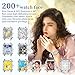 Smart Watch for Women Diamonds(Answer/Make Call),1.29''HD Touch Screen Smart Watch Android,Fitness Tracker with Heart Rate/Blood Oxygen/Sleep Monitor,Waterproof Smartwatch 3 Strap (Diamond Silver)