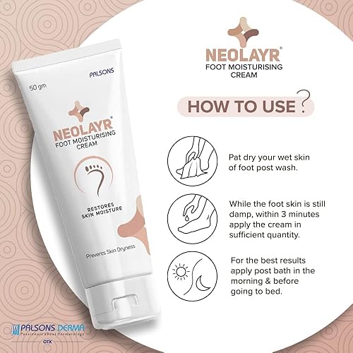 Miniatura 4 de Goldy Crema hidratante de pies no grasosa para hombres y mujeres con aloe vera, vitamina E y glicerina para todo tipo de piel (1.76 oz)