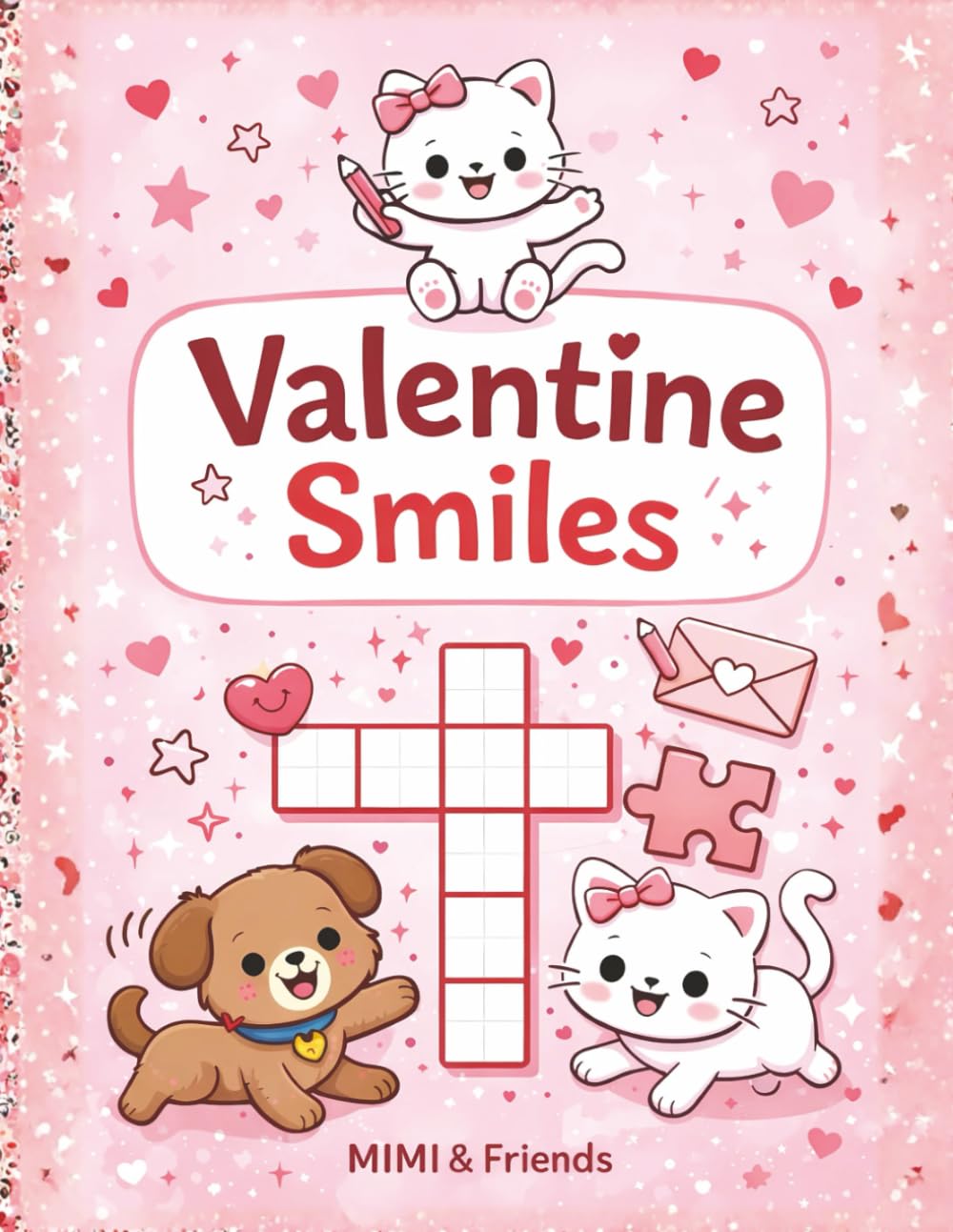 Valentine Smiles: A Friendship & Kindness Crossword Book for Kids (The MIMI Cozy Hugs Collection)