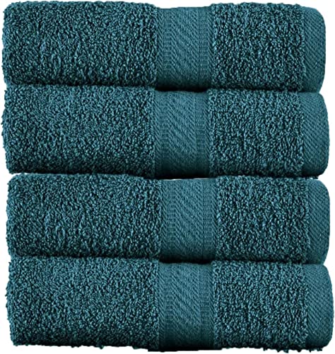 Sweet Needle Lot de 4 Grands draps de Bain (70 x 140 cm) - 100% Coton de Luxe, Ultra Doux, qualité...