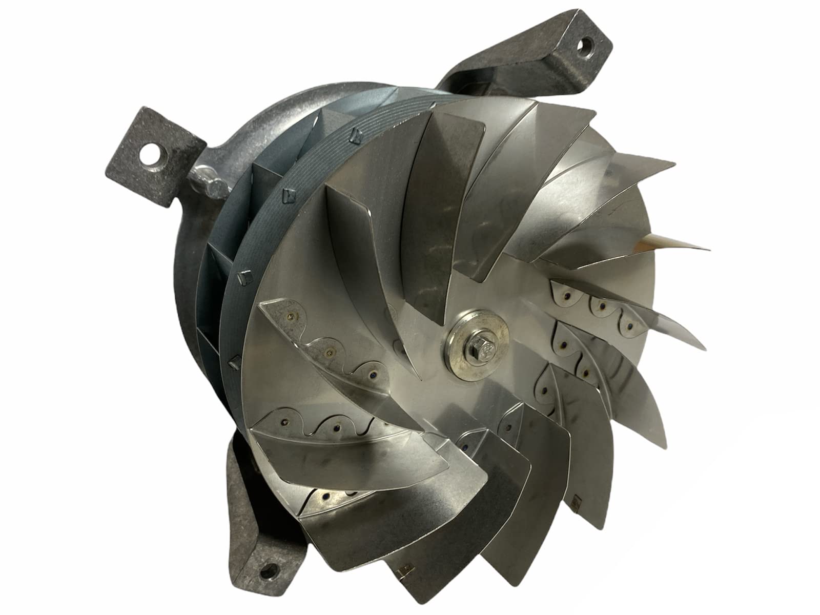 ERICAMBI, Estrattore Aspiratore Fumi EBM R2E180-AH05-27 per Stufe a Pellet, Potenza 115W, Ventola Ø 180mm, Numero di Giri Fino a 2600rpm, Provvisto di Girante in Acciaio AISI 430