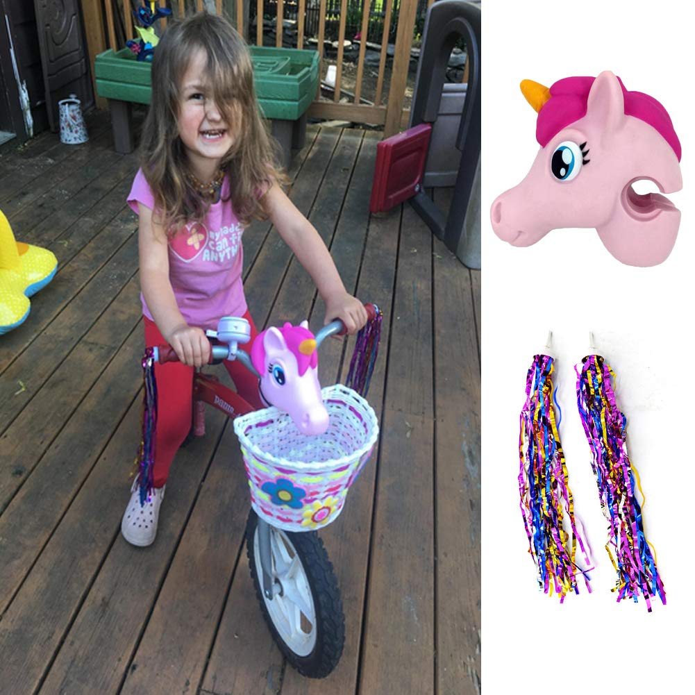 Unicorn For Scooter - Micro Kickboard Accessories Unicorn Head For Children And Toddler Ages 3 And Up Gift For Girls Tool Free Installation Pink Scooter Buddy - View #6