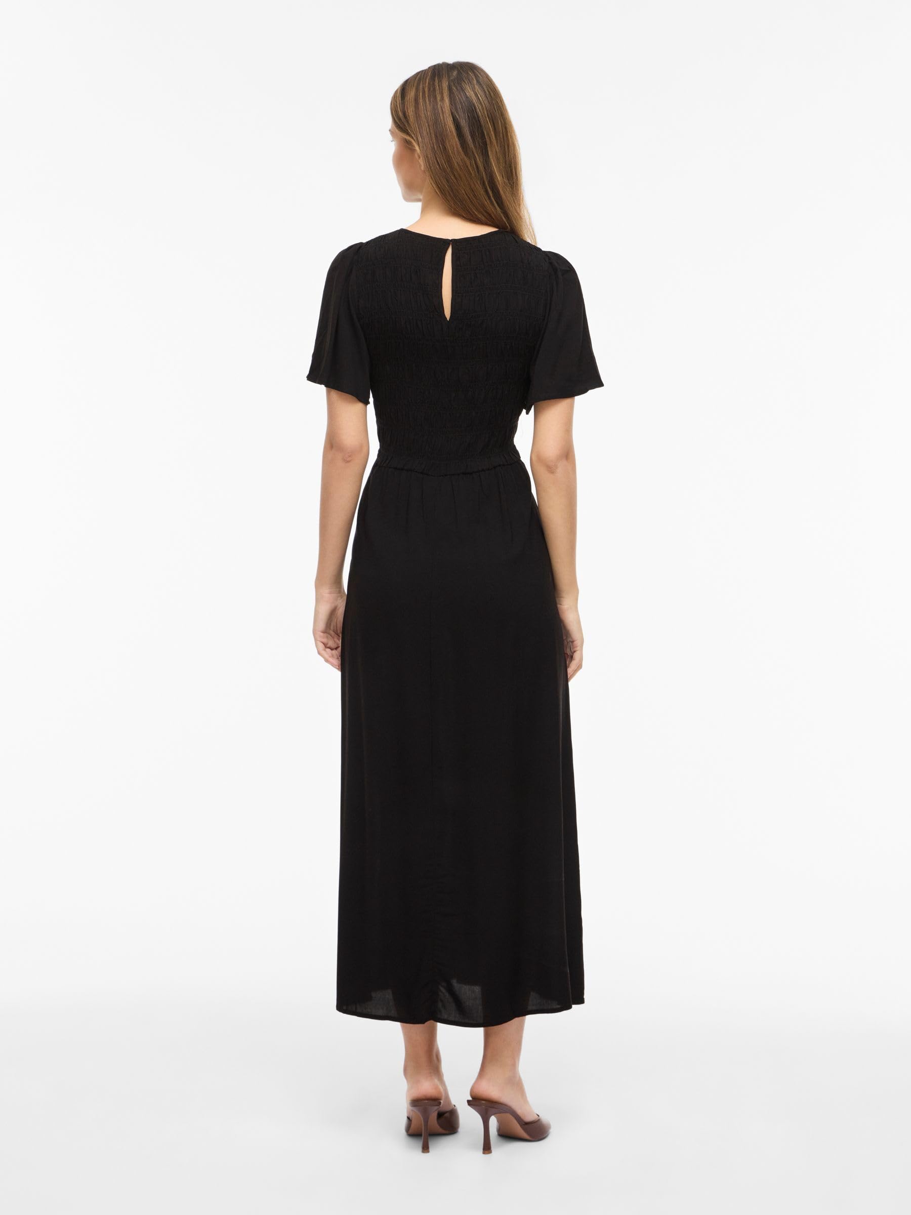 VILA Vilisa S/S Mdi Smock Dress - Noos Vilisa S/S Mdi Smock Dress Noos Femme (Lot de 1)