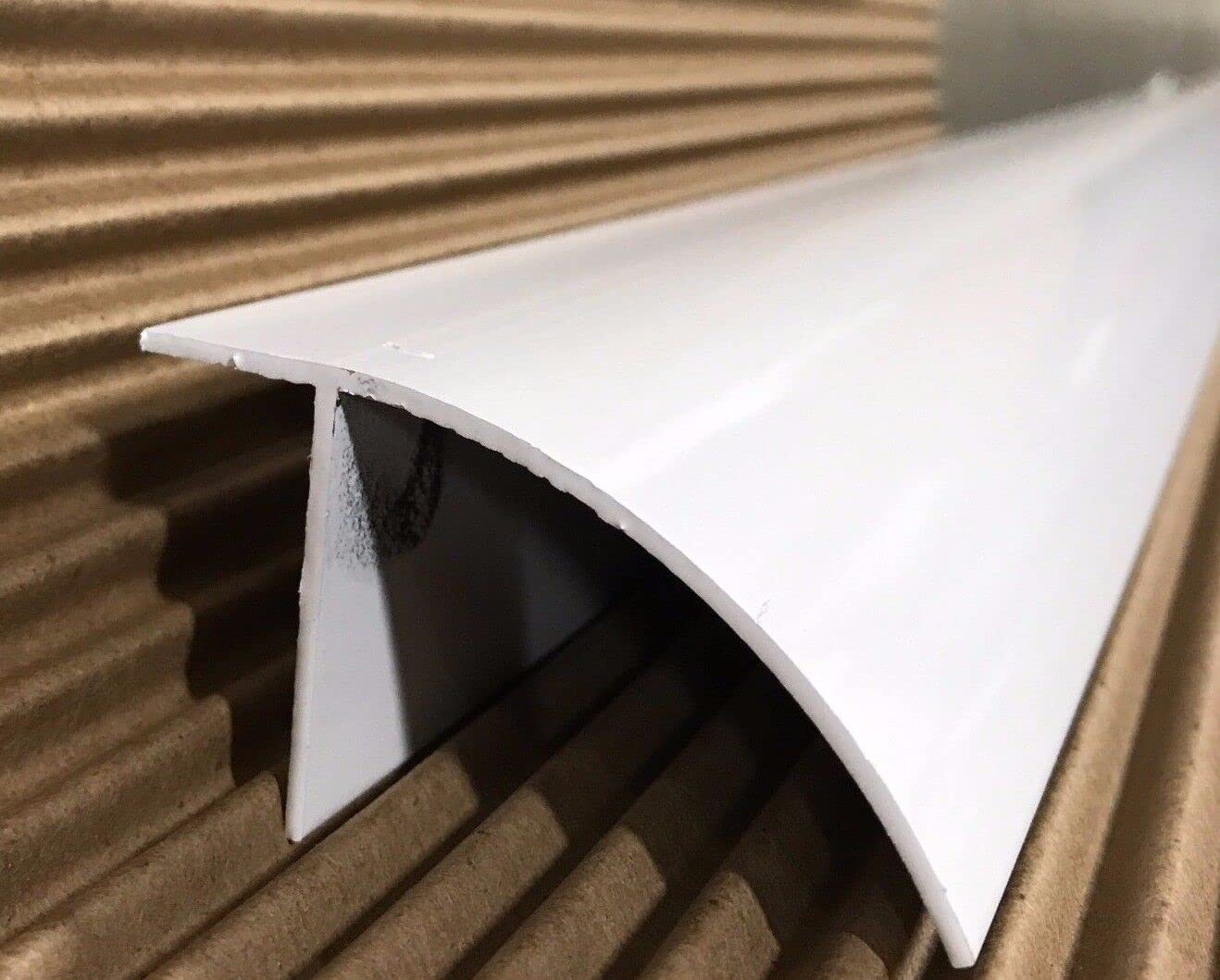 92" White Aluminum Lower Sidewall Radius Bottom Trim