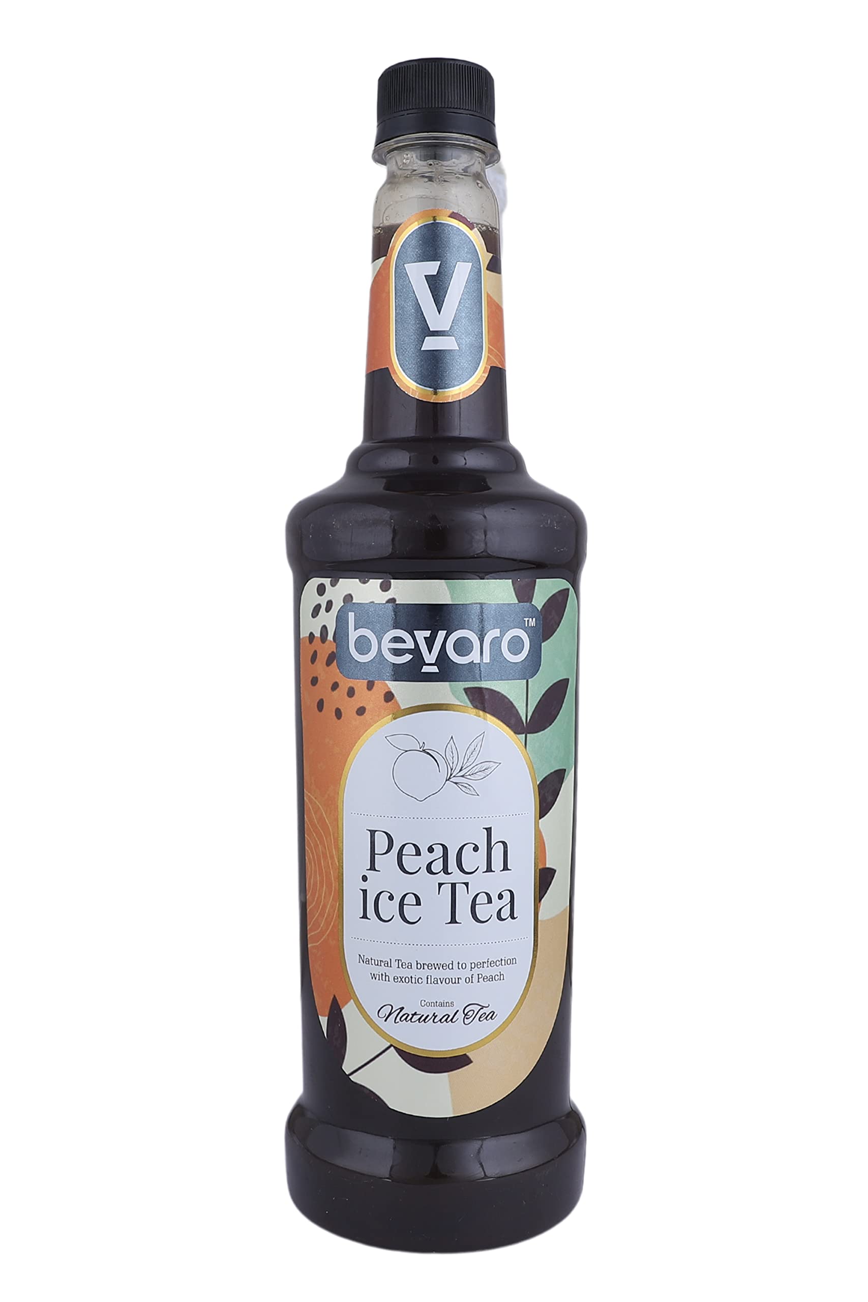 Buy BEVARO Peach Ice Tea , 750 ml, Contains Natural Tea Extracts