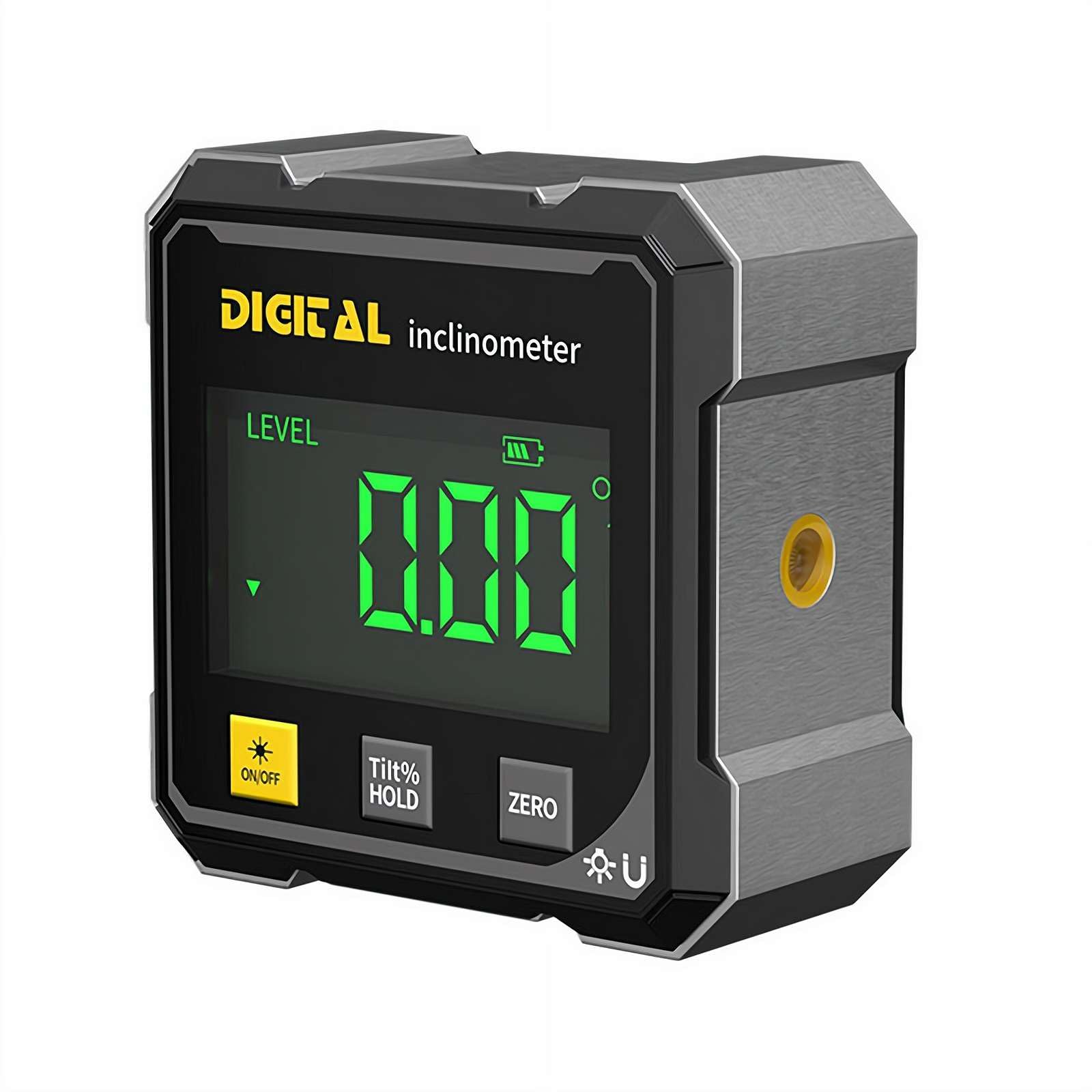 Rilevatore angolare digitale, livello digitale, cercatore angolare, goniometro, inclinometro, strumento di livello cubo, letture ultra-accurate, utilizzato per la lavorazione del legno, sega da tavolo