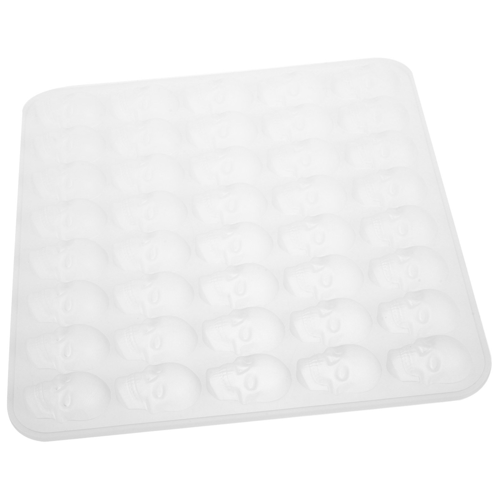 Molde silicón calavera 40 cavidades para hornear miniatura 7