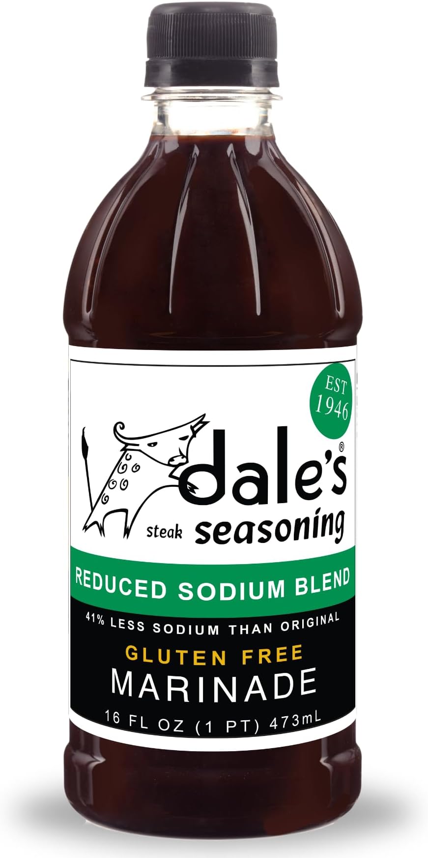 Dale's Reduced Sodium Steak Seasoning and Marinade | (1) 1 Pound Bottle | Our...