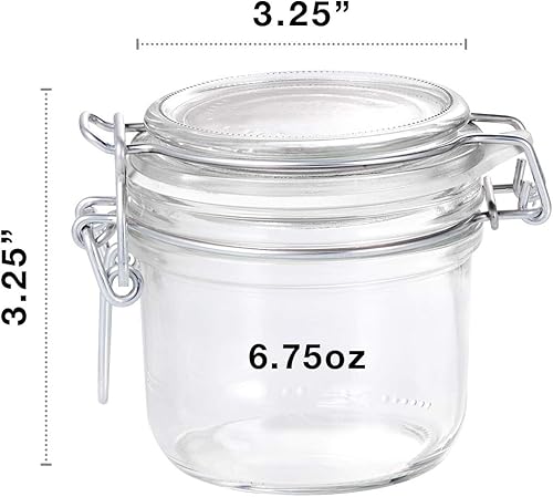 Vista 9 de Bormioli Rocco Fido - Tarro transparente, 4.25 onzas (141370M04321990)