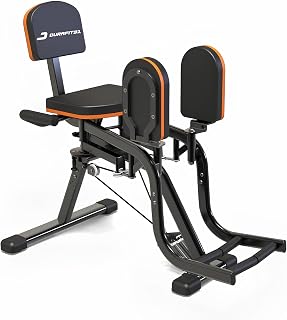 Durafit91 Hip Abductor & Adductor Machine for Home Gym Inner and Outer Thigh Workout Equipment | Heavy Duty Steel Frame wi... Price In India