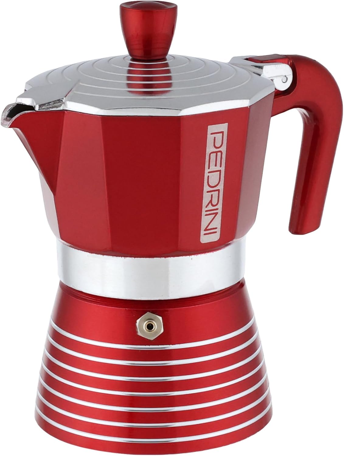 Pedrini Coffee Maker 3 Cups, Infinity Passion, Red Colour, 02CF115 Buy
