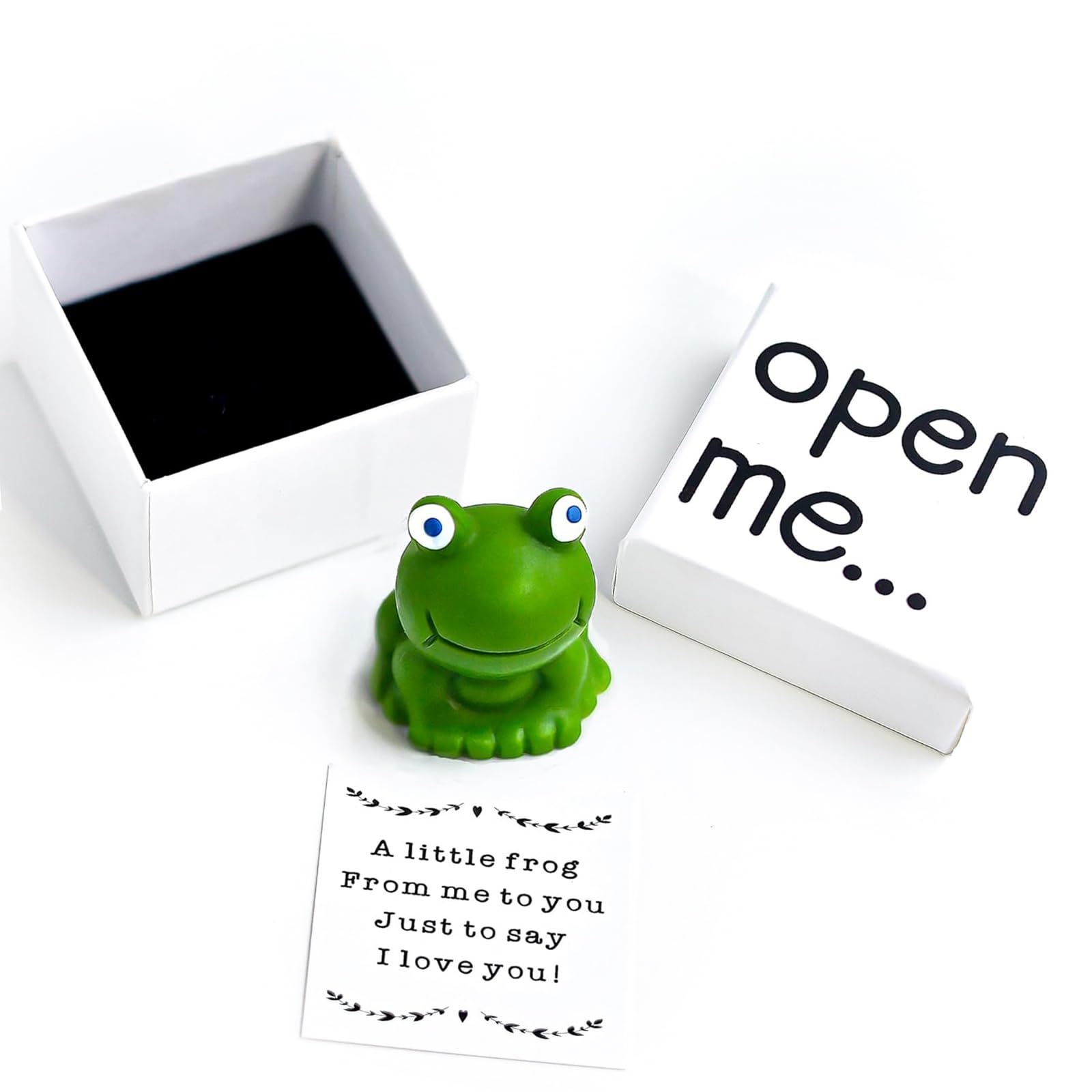 I Love You Gift, Frog Gift, Gift For Boyfriend, Gift For Girlfriend, Frog Keepsake, Matchbox Gift, Valentine's Day Gift for Her.