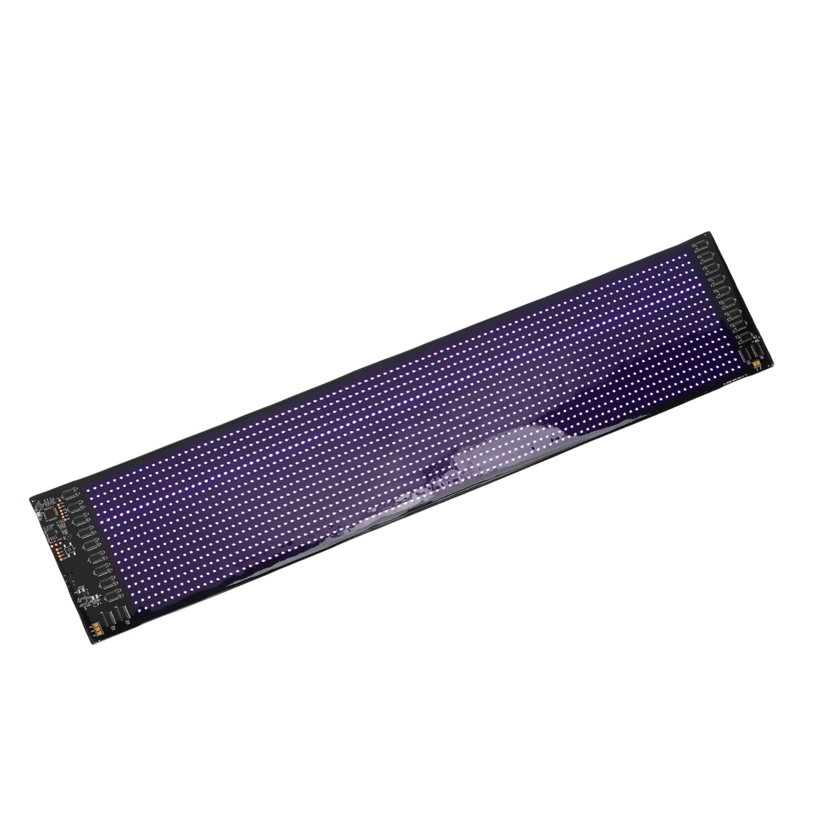 Demeras Pantalla de Desplazamiento Programable, Pantalla de Desplazamiento de Animación de Patrón de Texto, Cuentas LED Multifuncionales de Alto Brillo, Fácil de Operar, Control de Aplicaciones para
