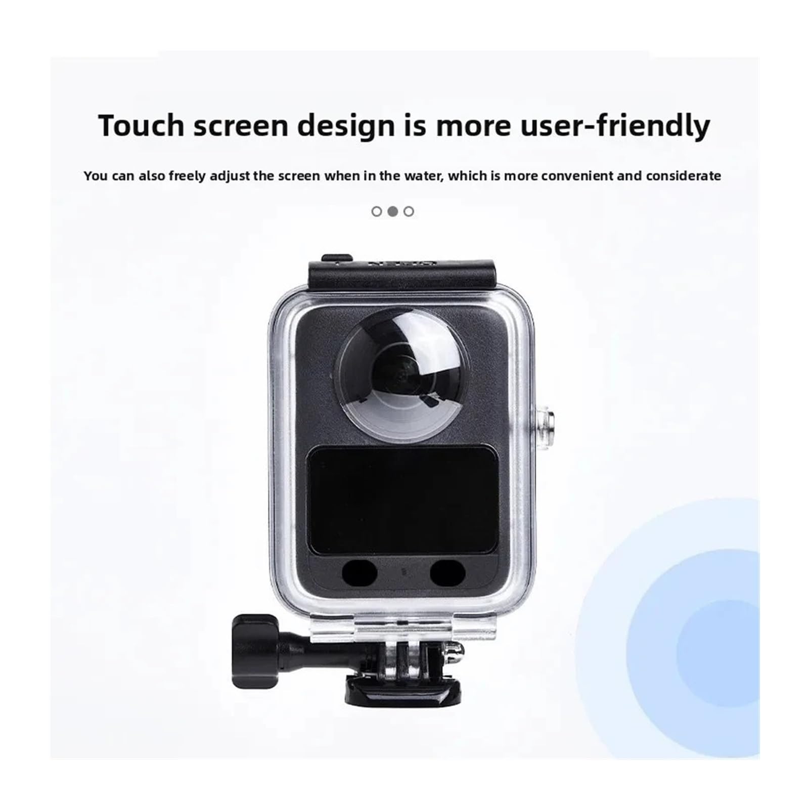 Custodia protettiva for immersione subacquea impermeabile for action cam 360