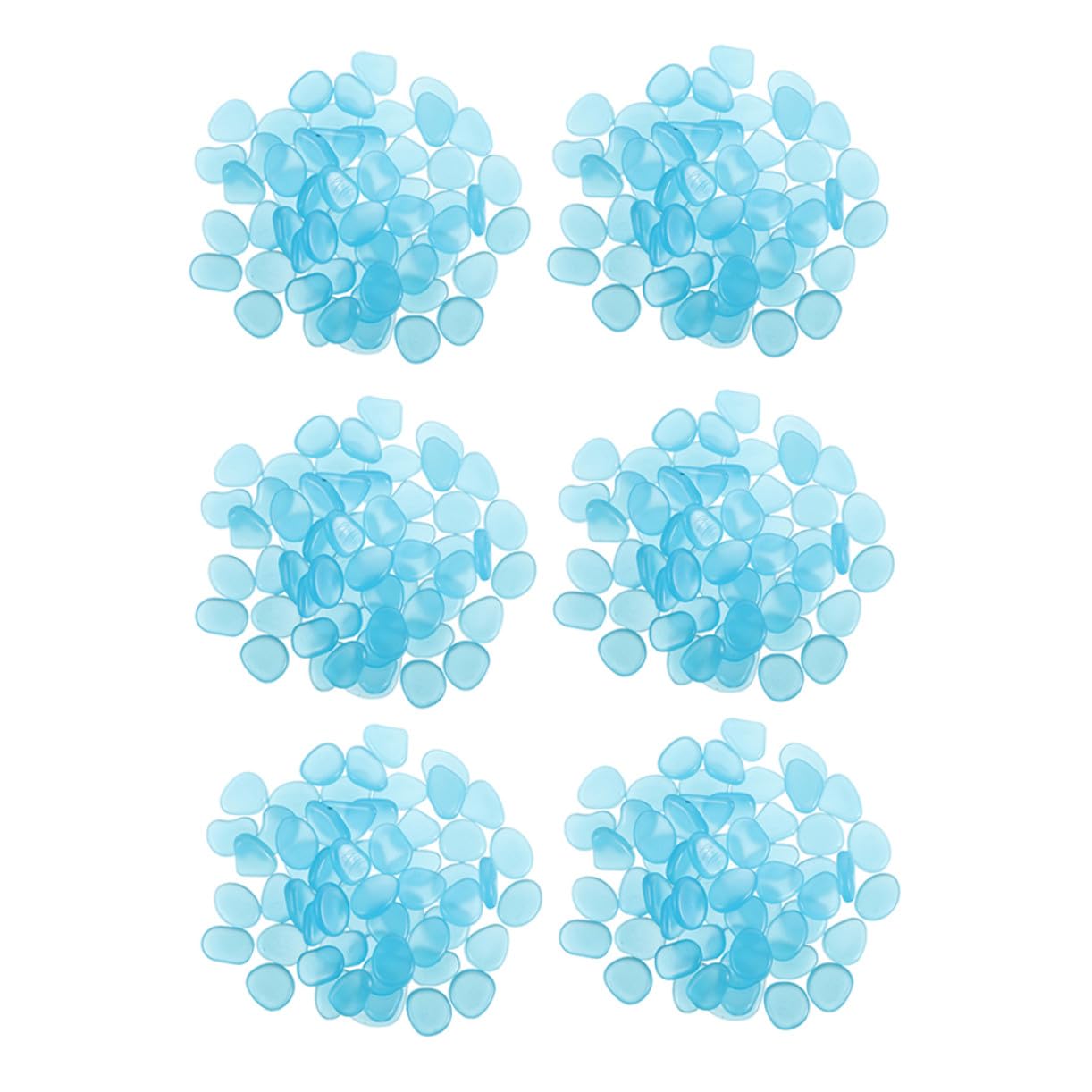 300 pezzi Ciottoli Luminosi Blu da Giardino e Vasche Pietre in Resina Resistenti e Impermeabili Decorazione Paesaggistica e Sentieri Effetto Glow in The Dark Duraturo