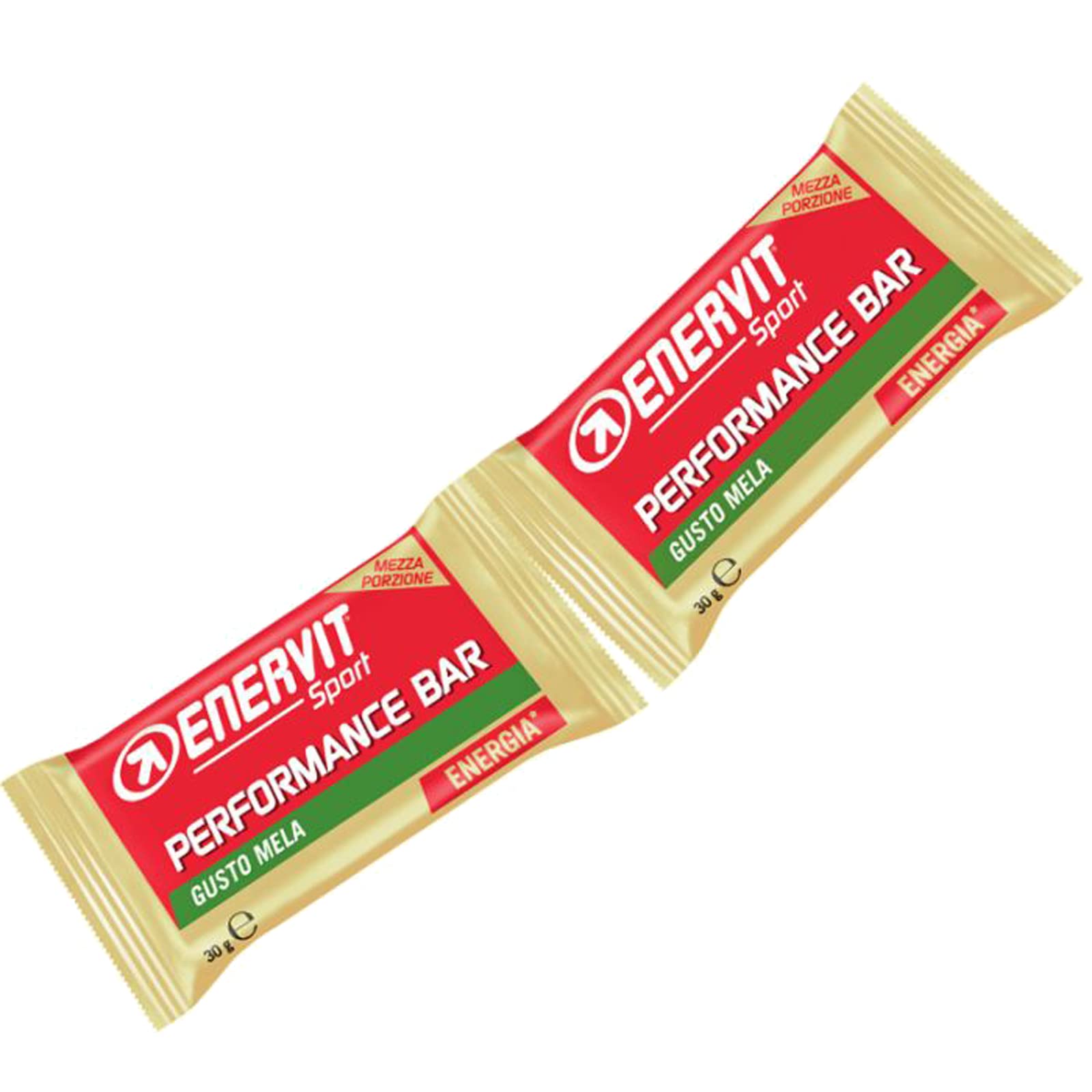 Enervit Performance Bar Double Confezione 28 Barrette da 60g Divisibili (Mela)