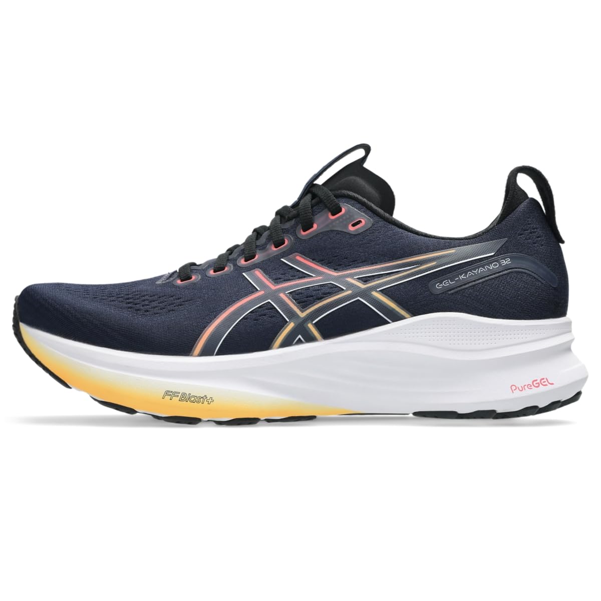 ASICS Mens Gel-Kayano 32 Sneaker, Midnight Black, 8.5 UK