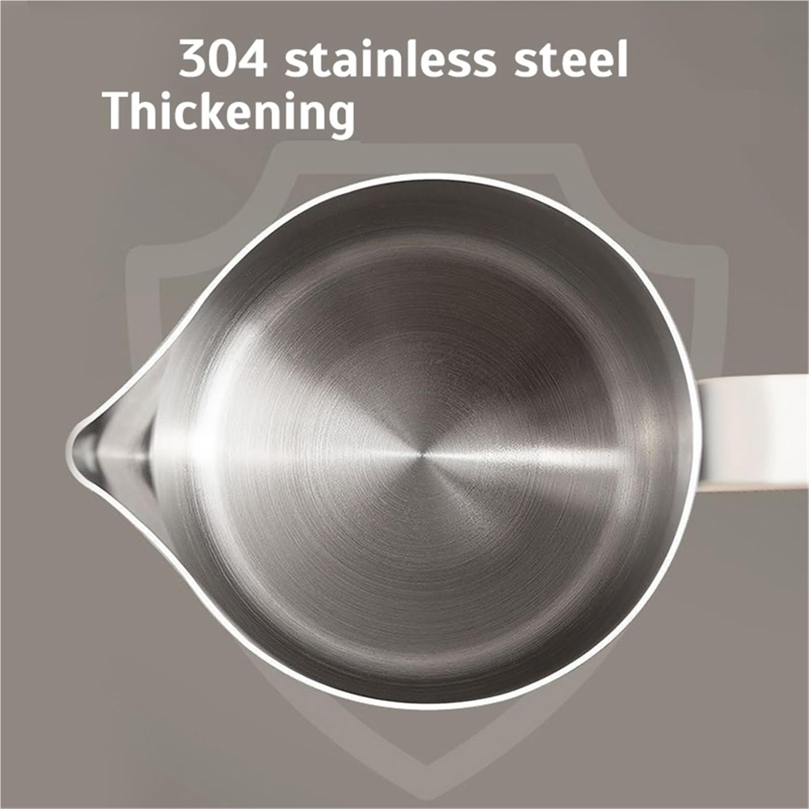 2 Stück Edelstahl-Milchaufschäumkrug mit langem, abgerundetem Auslauf, Latte-Art-Krug, Milchkännchen, Milchaufschäumer, Barista-Milchdampfkrug(Silver,350ml)