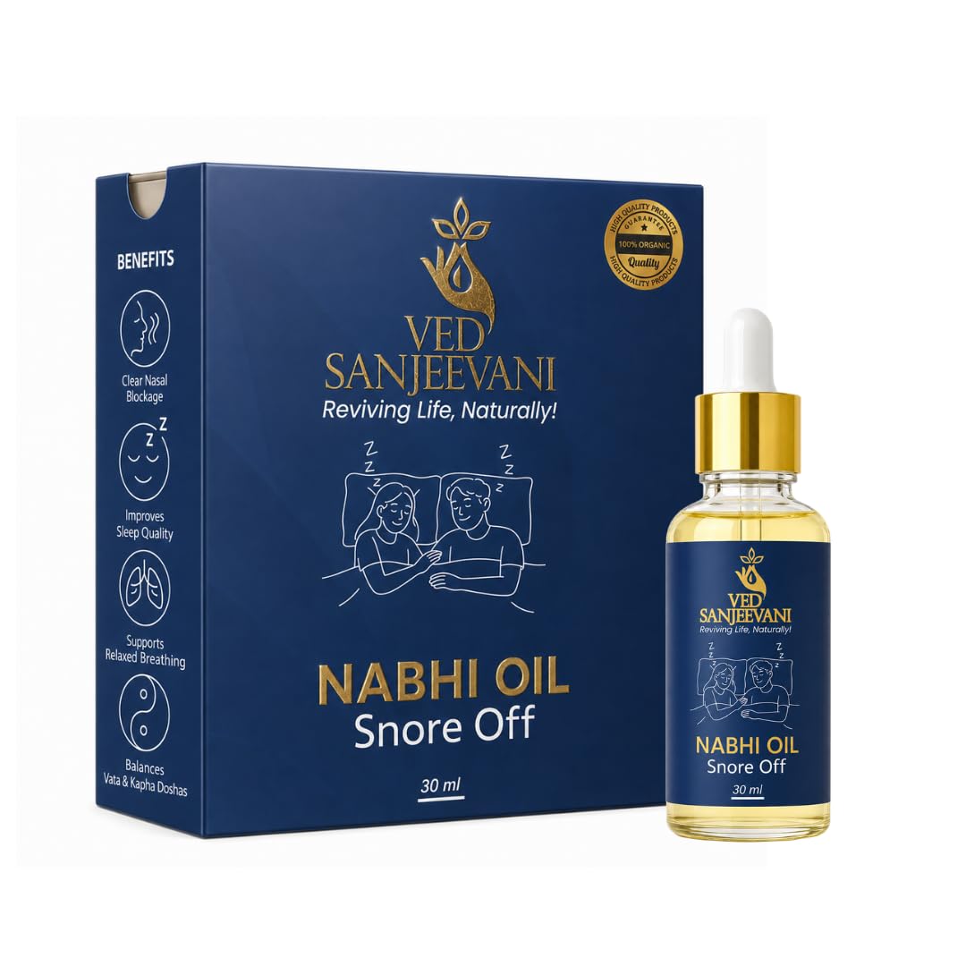 Ved Sanjeevani Snore Off Nabhi Oil 30 ML | Prevent Snoring while sleeping-image-4