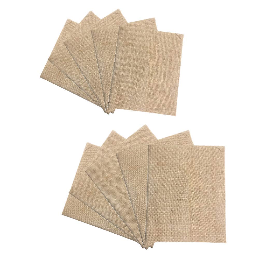 Jute Fabric Sheet A4 | Art & Craft Use | Painting Sheet | Prakriti Maitri | Pack of 10-image-8