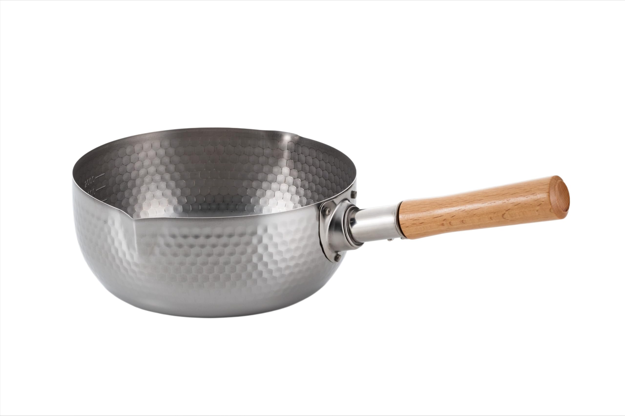 MARUYAMA GIKEN ??? KOURIKKA Yukihira Saucepan 22 cm (8.6 inchi), 3.2 quart KRY-22 Stainless Steel Traditional Japanese Saucepan Wood Handle ? MADE IN JAPAN ?
