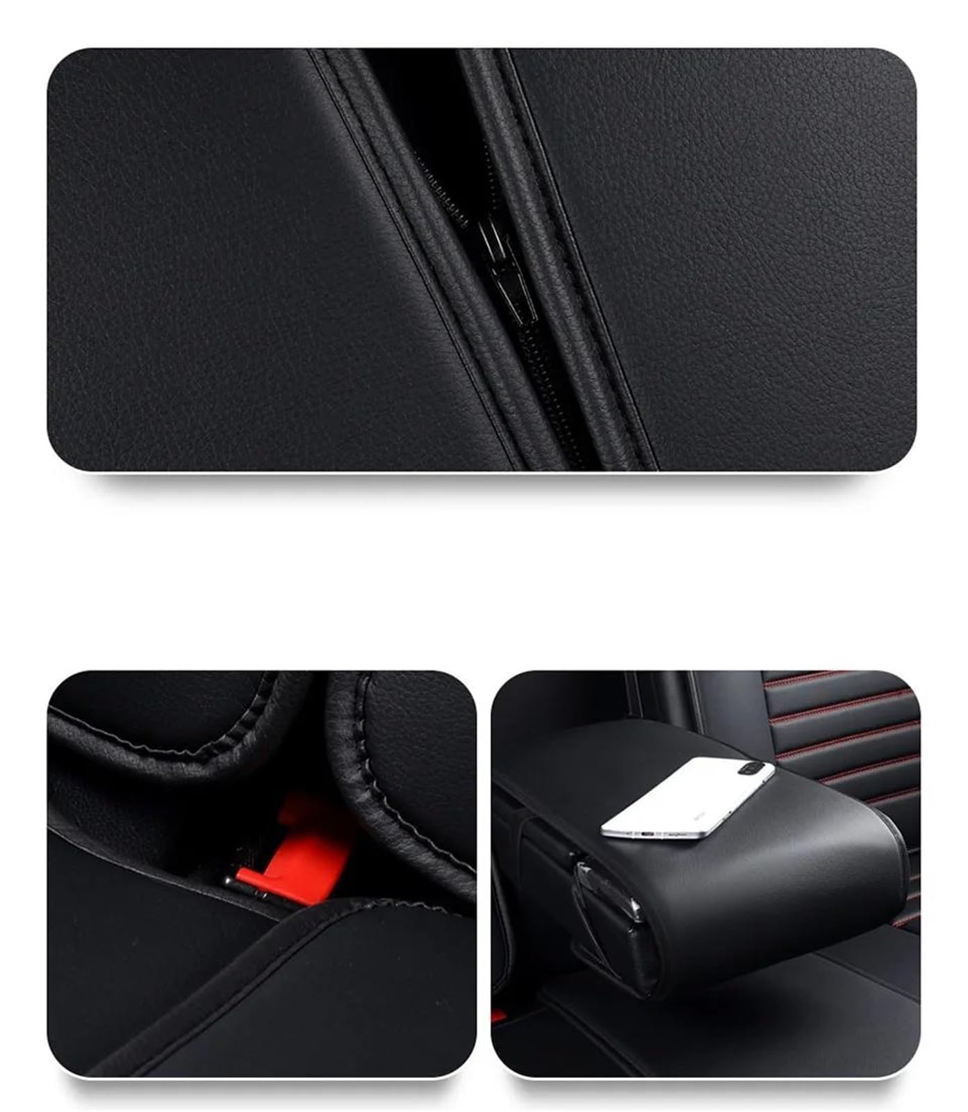 Autositzbezüge Und -kissen Innenausstattung Ledersitzbezüge Für Nissan Für Qashqai J11 J10(Style 2-5pcs)
