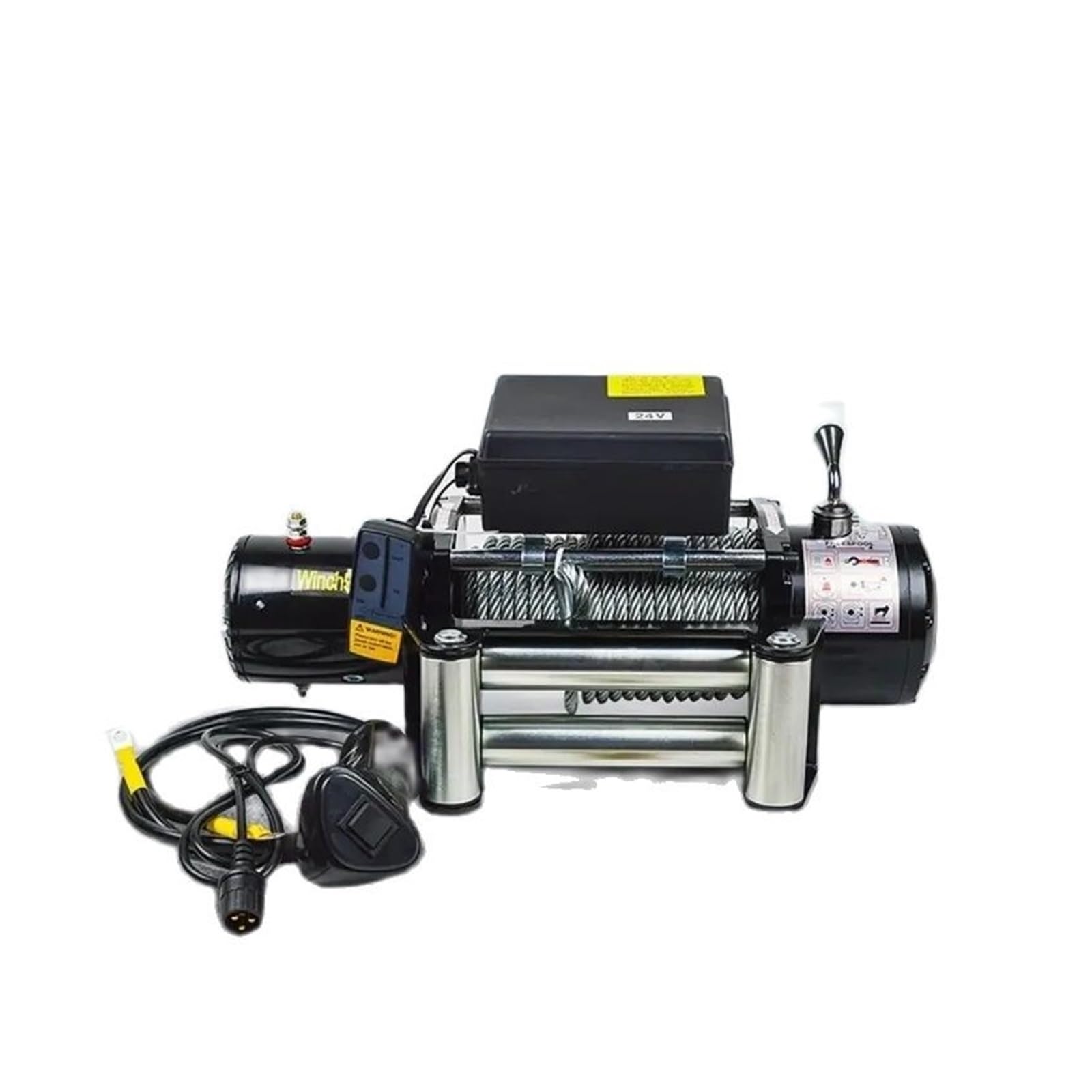 Wyciągarka Przyczepowa, 12 V/24 V, 3500 Funtów, Elektryczna Rączka Samochodowa/Bezprzewodowa, Linowa, Wyciągarka Do Quadów, Do Pojazdów Terenowych, Podnośnik Samorat