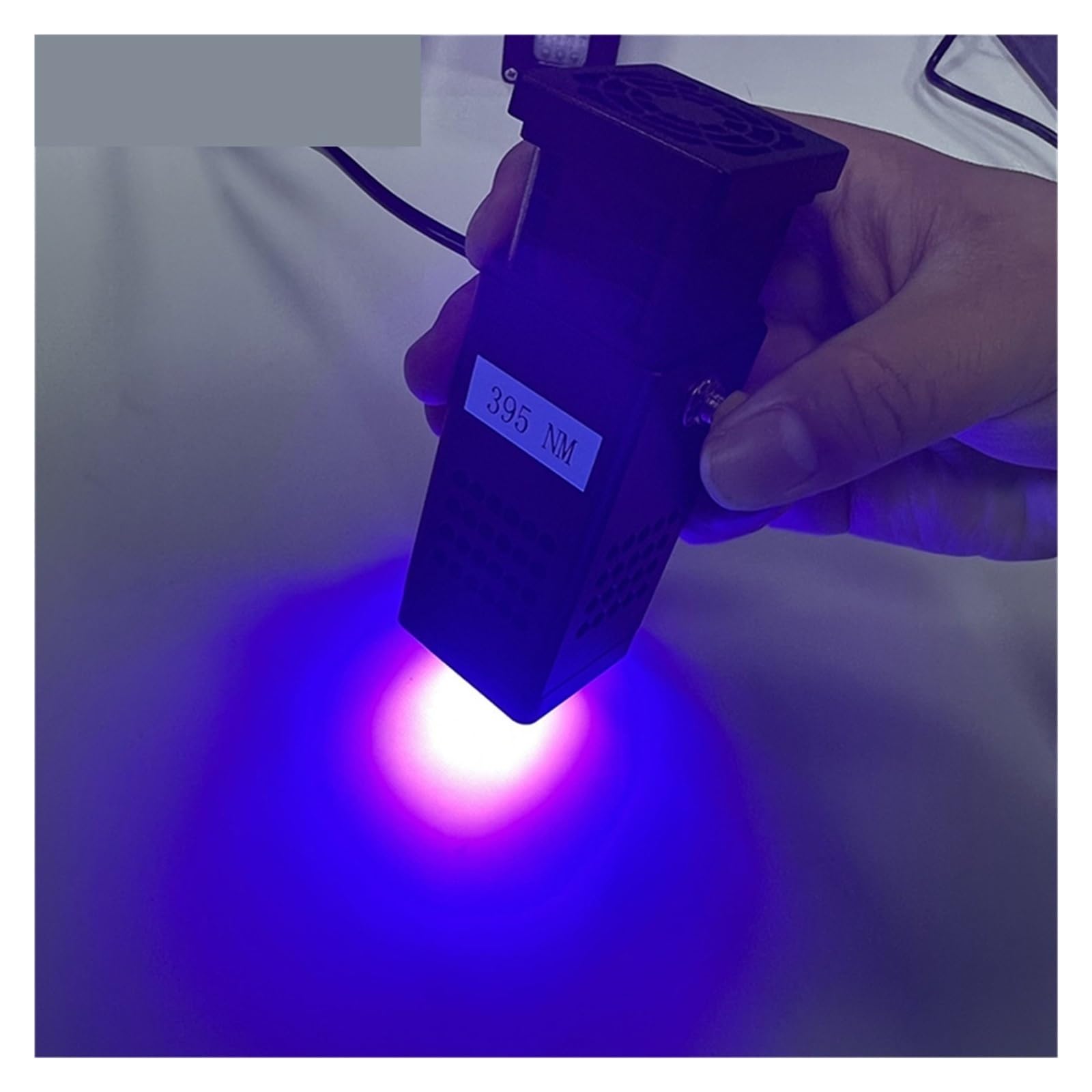 Lumière LED UV, Lampe de séchage UV LED portative 365NM/385NM/395NM/405NM/420NM Colle UV Colle à encre UV Réparation d'huile verte UV Lampe de séchage UV for le séchage de la peinture des meubles pour