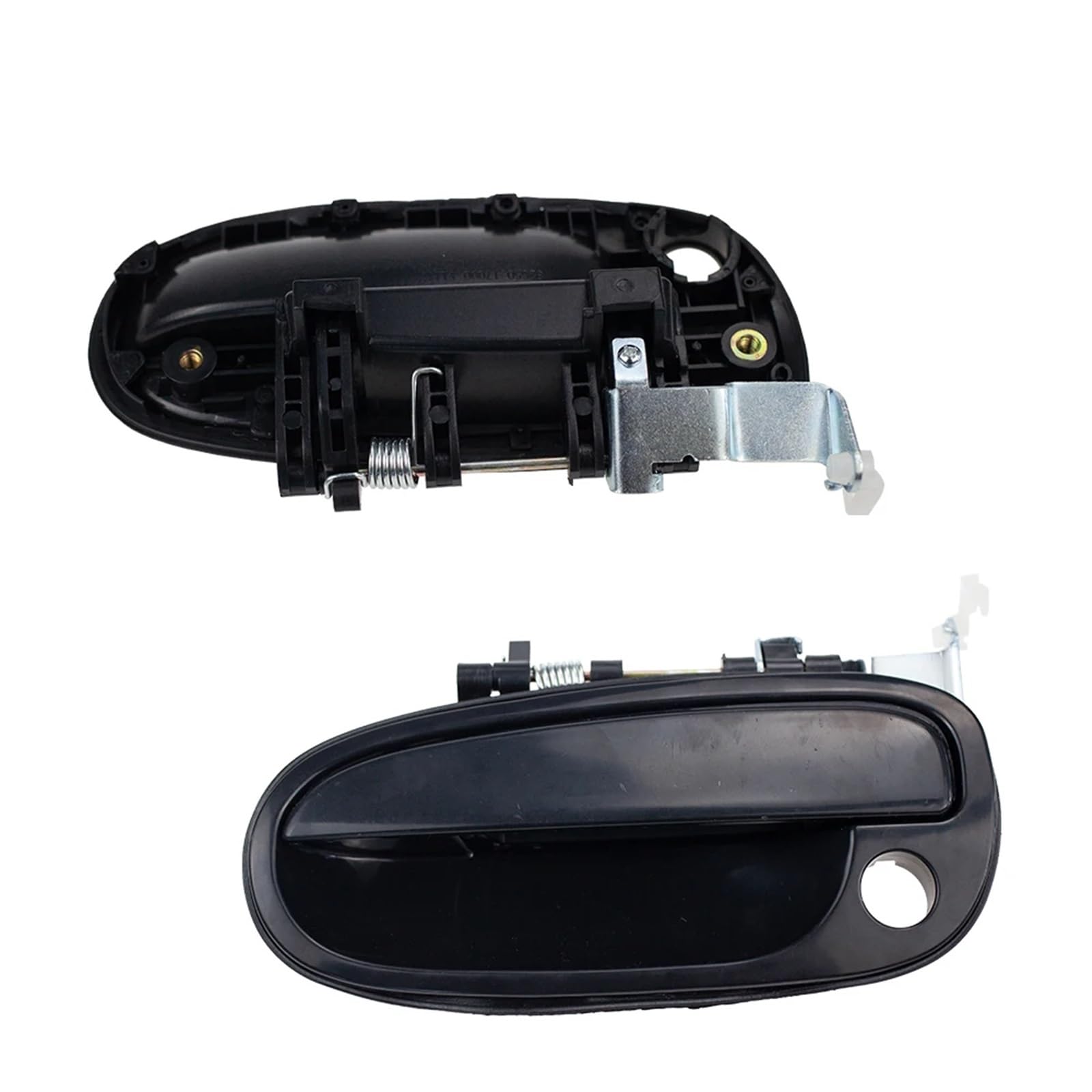 Rynvrncoe 1 Pcs Rear Left Car Door Handle For Hyundai For Matrix For Lavita 2001-2010 82650-17000 82660-17000 83650-17000 83660-17000 Car Exterior Door Handle Front Rear(1 Pcs Rear Left)