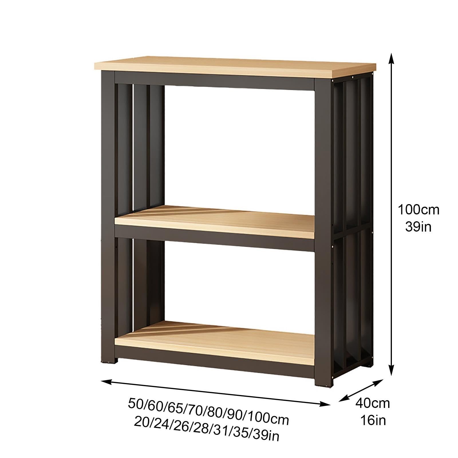 Mobile per Acquario, Acquario con Mobile, Supporto per Acquario | Finitura Effetto Legno, Ripiano Centrale Regolabile, Capacità di Carico 300 kg(White C,100x40x100cm/39x16x28in)