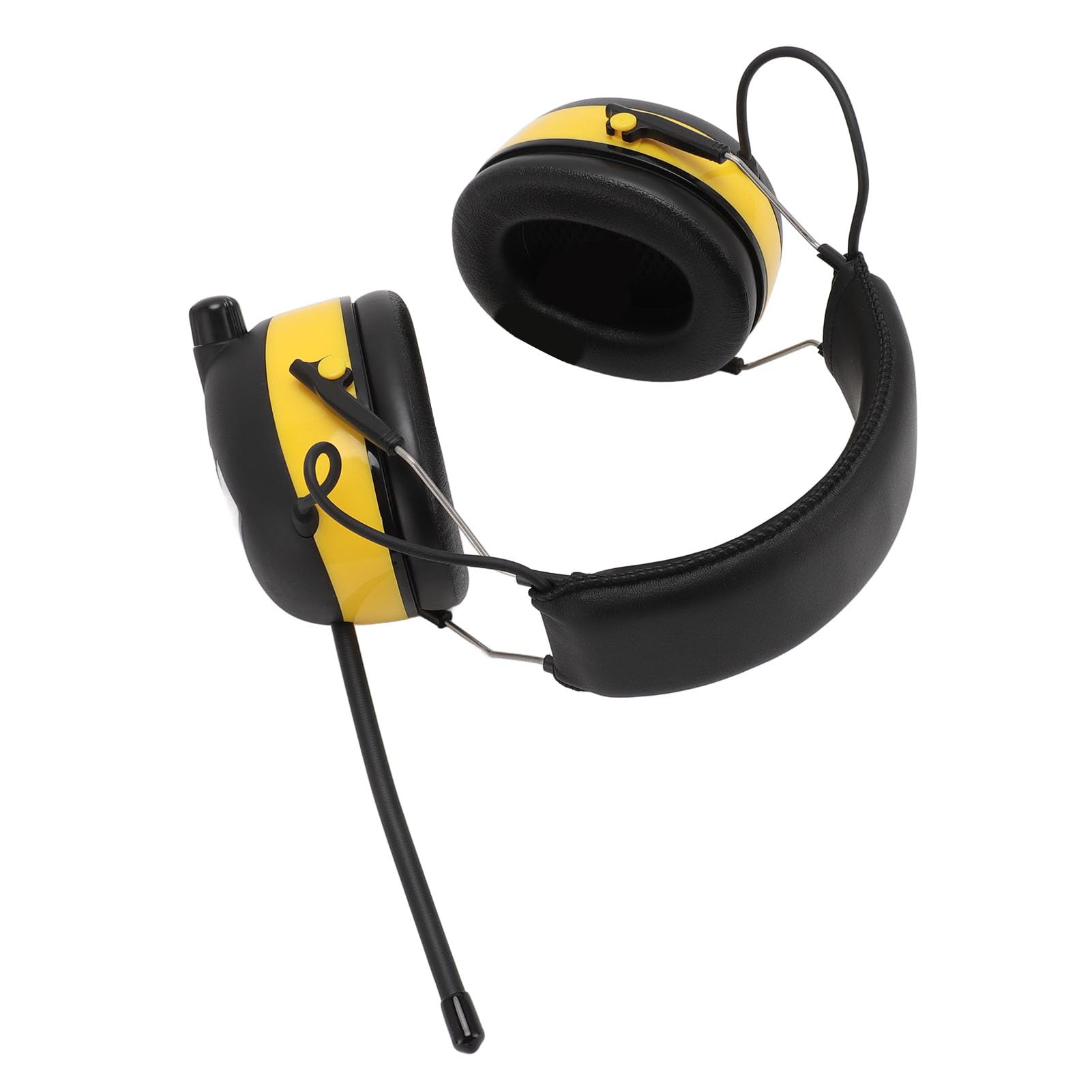 Auriculares de Protección Auditiva, Reducción de Ruido, Asistencia de Sonido, Orejeras Electrónicas SNR de 30 DB para Jardinería (YELLOW)