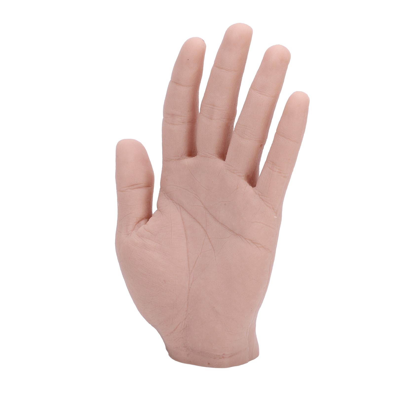 Modello di Mano Maschile in Silicone Simulazione Riutilizzabile Modello di Mano Artificiale in Silicone Mano Artificiale Pieghevole per Pratica di Pittura di Oggetti di Scena del