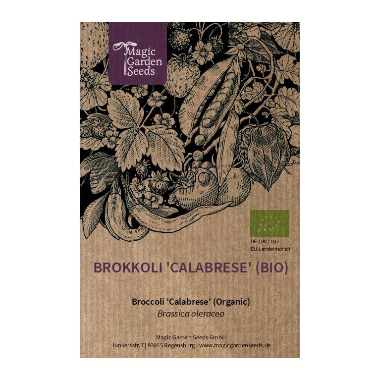 Brócoli 'Calabrese' (Brassica oleracea) Ecológico - aprox. 50 semillas