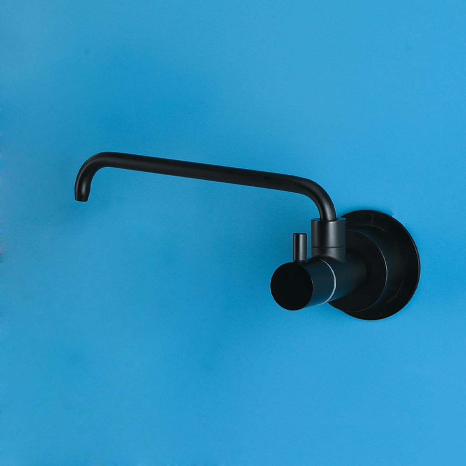 Robinet évier cuisine mural acier inoxydable noir pivotant 360 osmose inverse