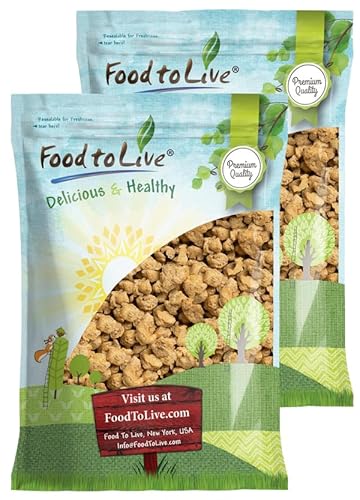 Food to Live Organic Soy Chunks 6 Pounds, – Unsalted