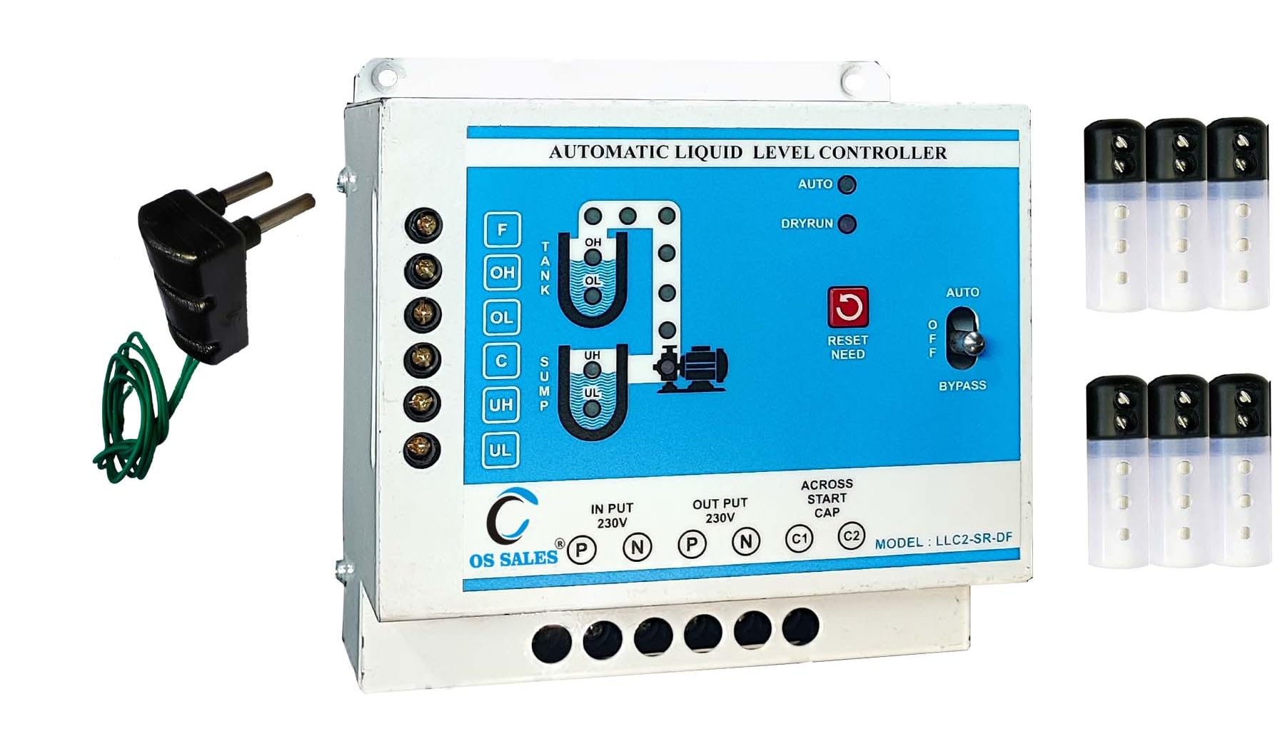 OS SALES Water Level Controller with Starting Torque for Borewell Or Openwell Submersible Pump with Sensor Based dryrun Protection Universal Model (B0B5MGVFGP) Amazon Price History, Amazon Price Tracker