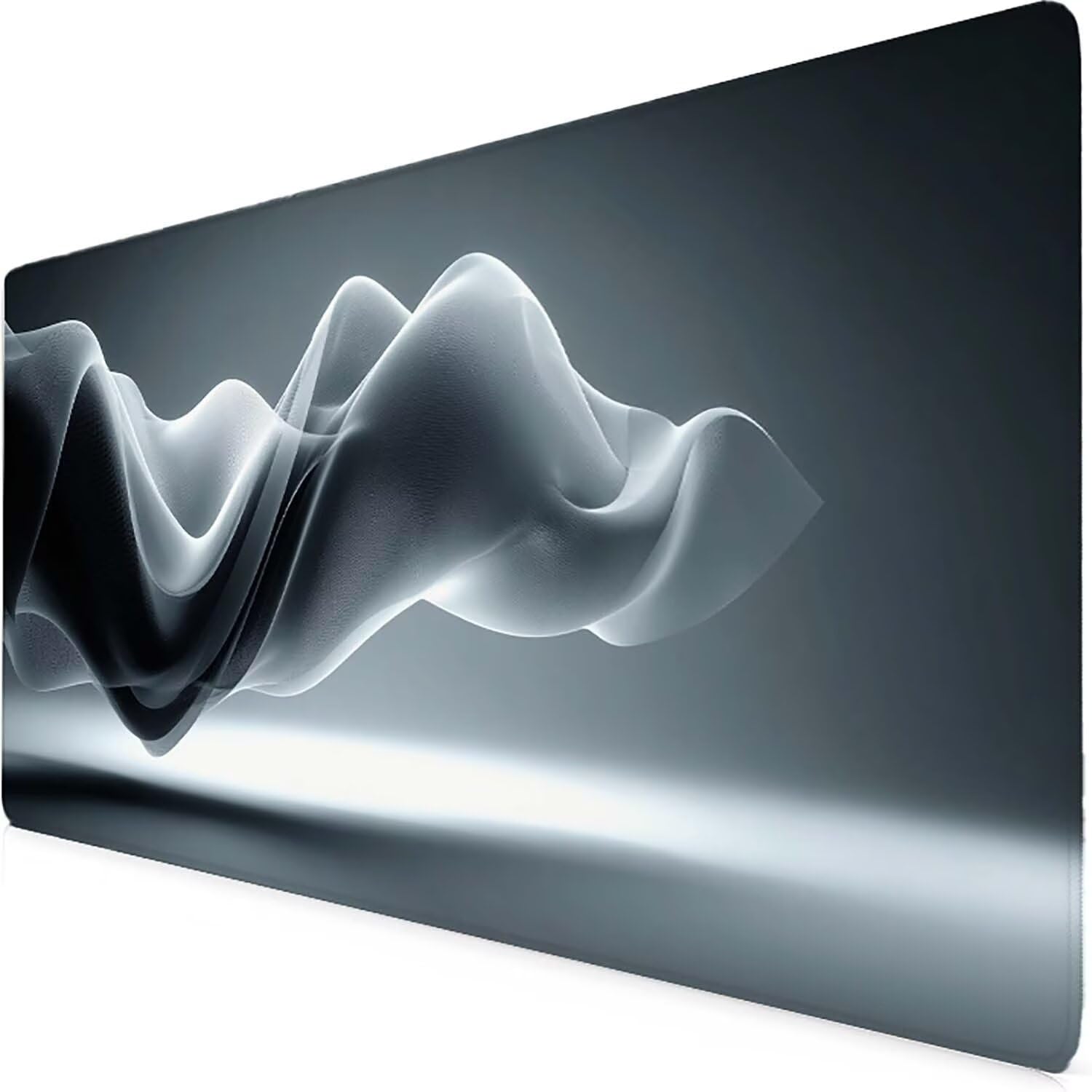 Tappetino Mouse XXL 1000x500mm Grigio Mousepad Astratto Tappetino Scrivania Grande, con base in Gomma Antiscivolo, Impermeabile Sottomano Scrivania per Computer, Ufficio, Accessori Gaming 5-4222b