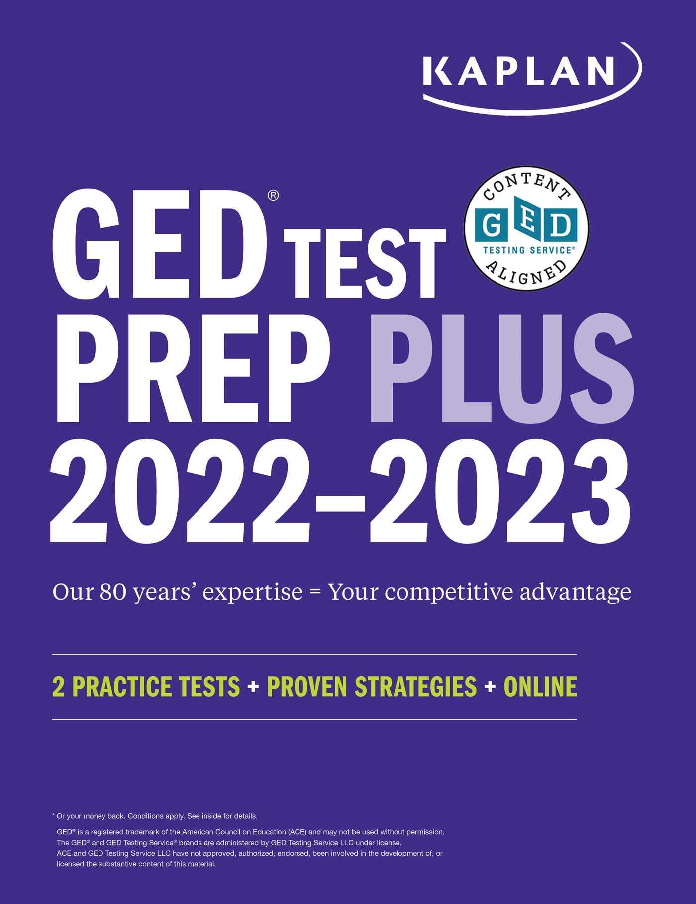 GED Test Prep Plus 2022-2023: Includes 2 Full Length Practice Tests, 1000+ Practice Questions, and 60 Online Videos (Kaplan Test Prep)