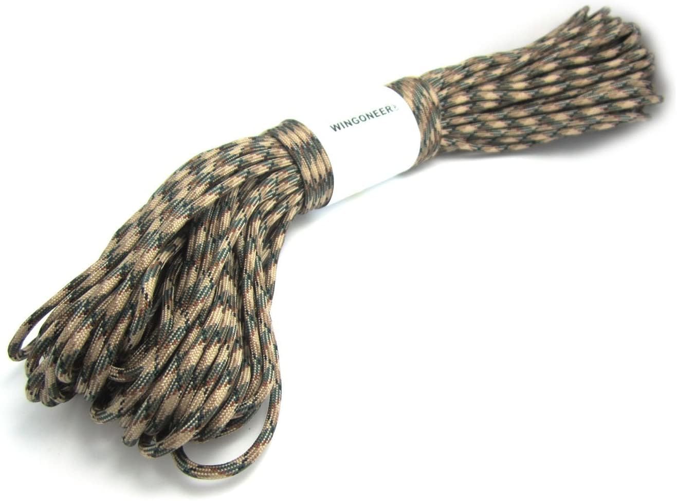 WINGONEER 550 Paracord Mil Spec Type III 7 Strand Parachute Cord 100 Feet