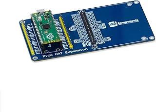 sb components Raspberry Pi Pico Board with Raspberry Pi Pico HAT Expansion, Multi-purpose I/O Expansion Board Raspberry Pi Pico Kit