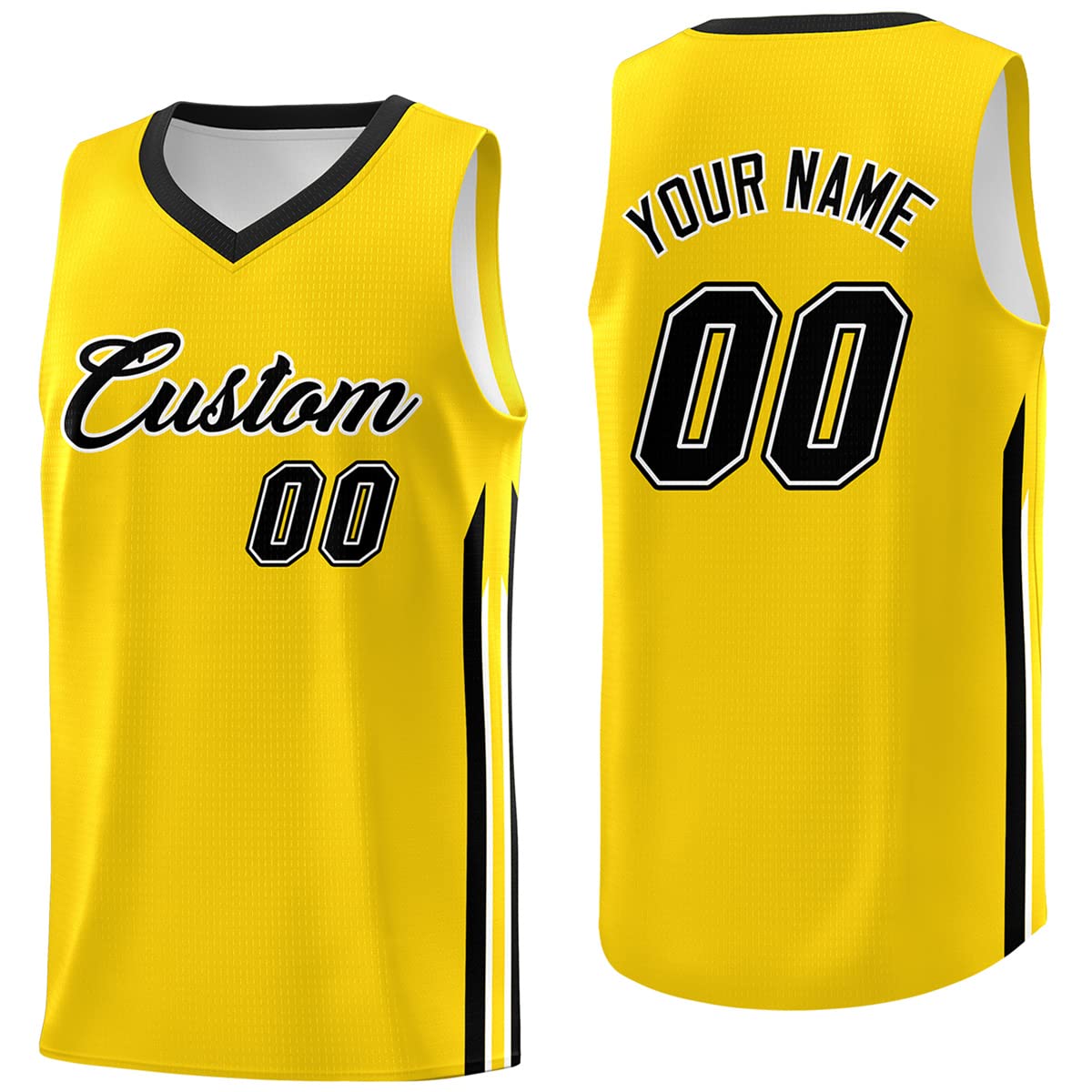 KXK Custom Basketball Jersey, Printed Personalized Name Number for Men Youth