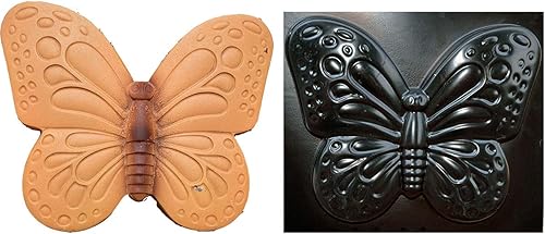 Molde concreto mariposa yeso hormigón paso piedra polilla jardín camino decoración D53