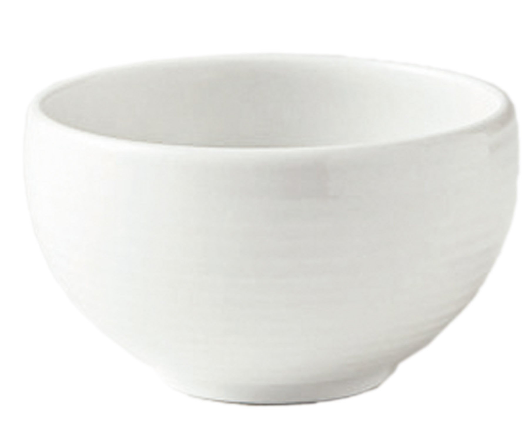 Artisan Sencha Bowl, White Porcelain