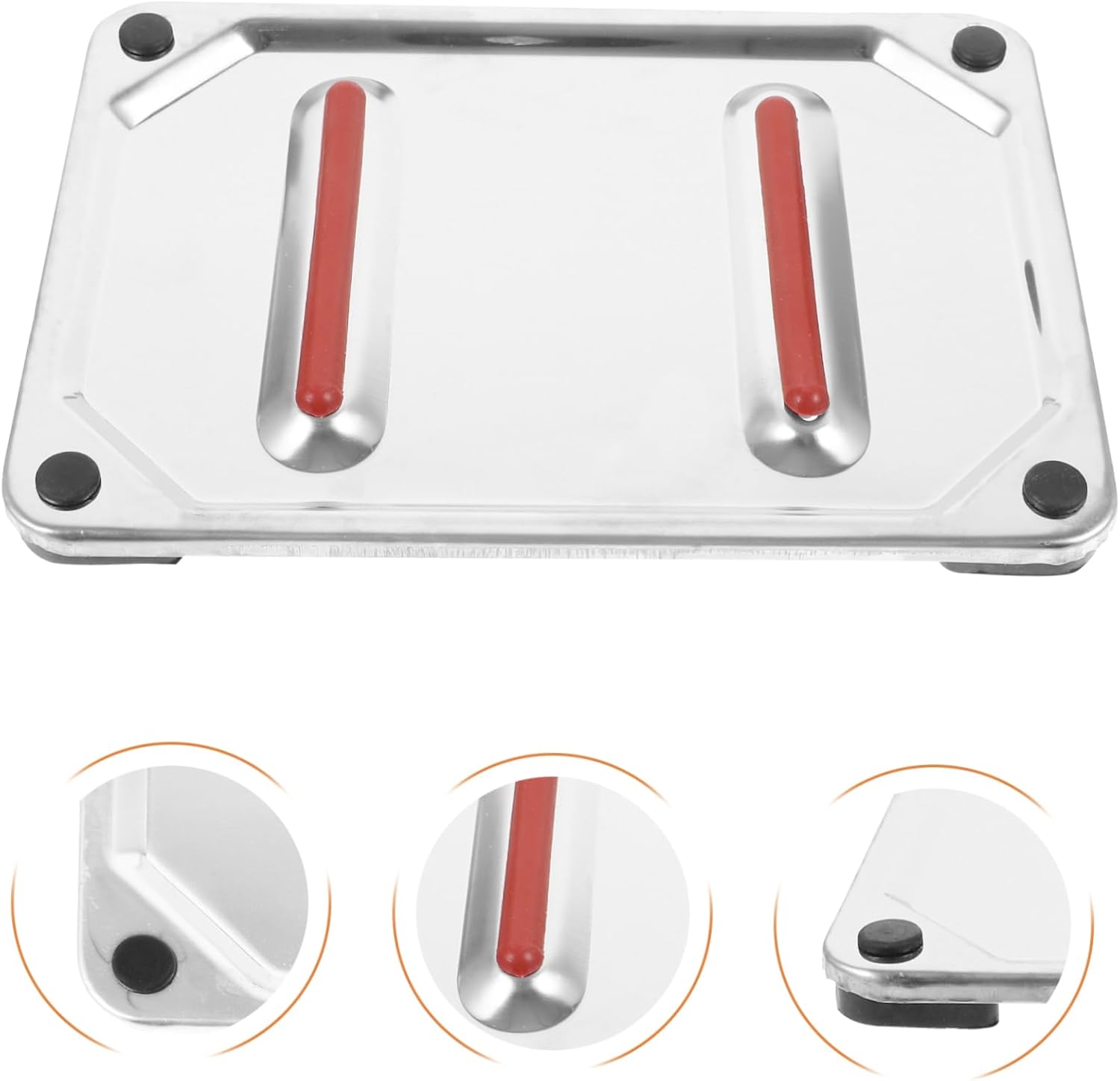 Anti-Scald Stainless Steel Iron Rest Mat Heat Resistant Protective Ironing Plate with Nonslip Design for Home and Outdoor Use Lightweight and Iron Base