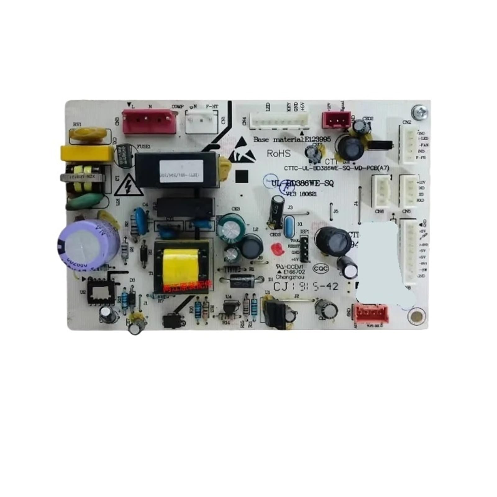 Refrigerator Control Board Motherboard , Compatible For Midea,UL-BD386WE-SQ-MD-PCB UL-BCD481/594/390WE-SQ 17131000002821,refrigerator Parts