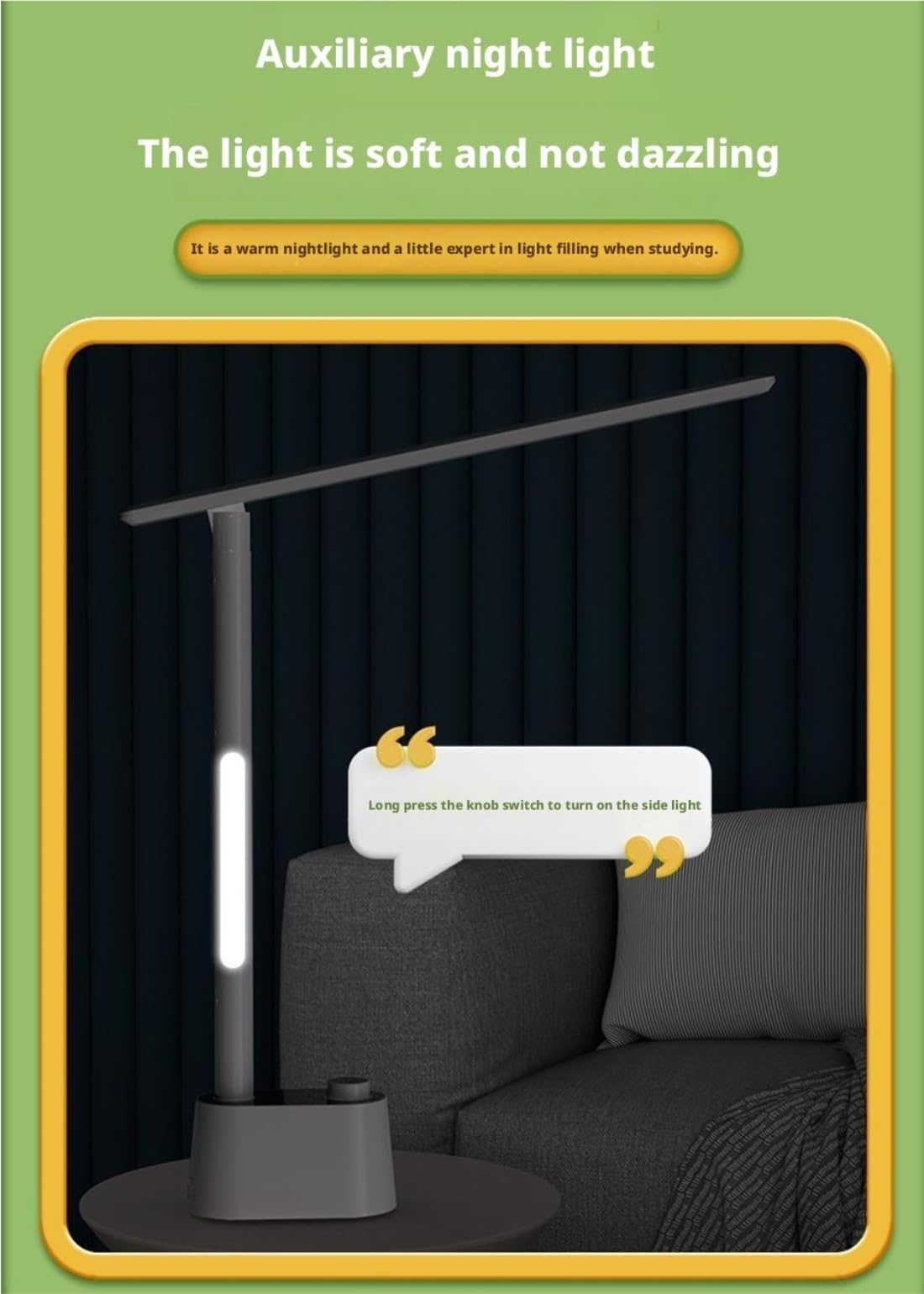 Lampa Biurkowa do Domowego Lampka Biurkowa LED Z Bezprzewodową Ładowarką I Portem Ładowania USB Do Biura Domowego Lampa Stołowa do Czytania