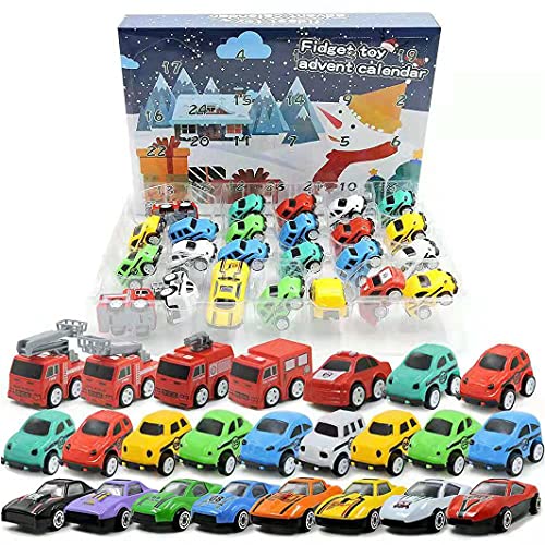 Lot de 24 calendriers de l'Avent de 24 jours avec calendrier de l'Avent pour enfants et adultes (Style 2) Cover