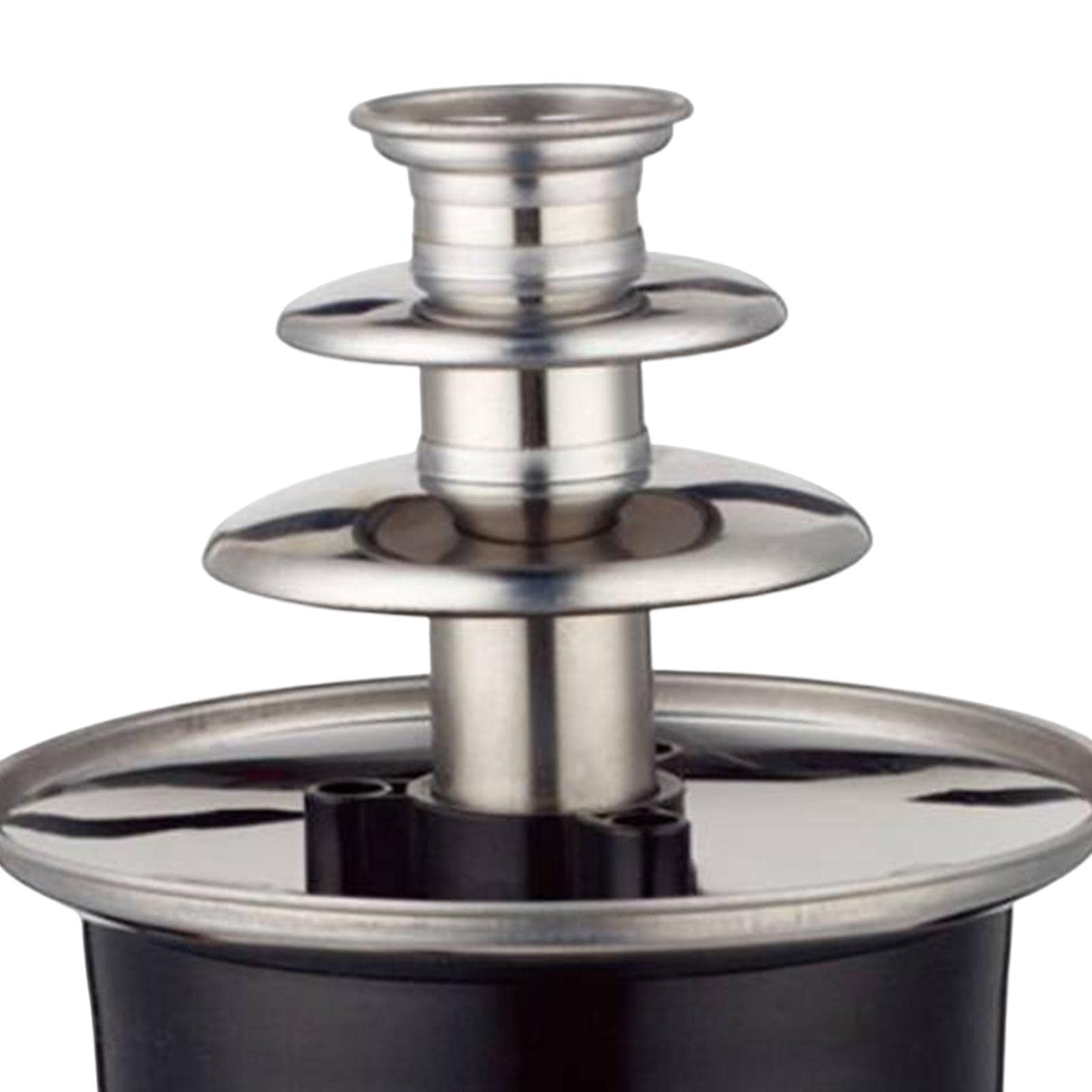 3 Tier Steel Electric Chocolate Warmer Dip Fountain Party Fondue Melting Pot-image-12