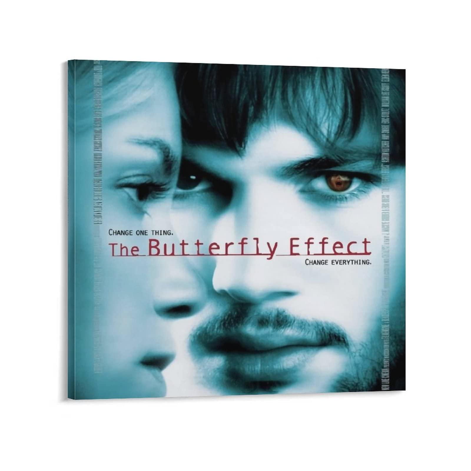 Póster de película de ciencia ficción con efecto de mariposa, pintura decorativa en lienzo para pared, póster de sala de estar, dormitorio, 24 x 24 pulgadas (60 x 60 cm)